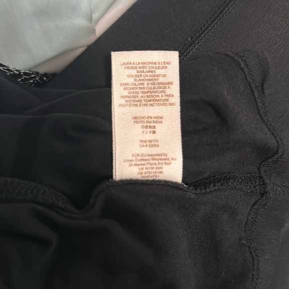 Free People Embroidered Peplum Penny Tee Black XS - Picture 7 of 10